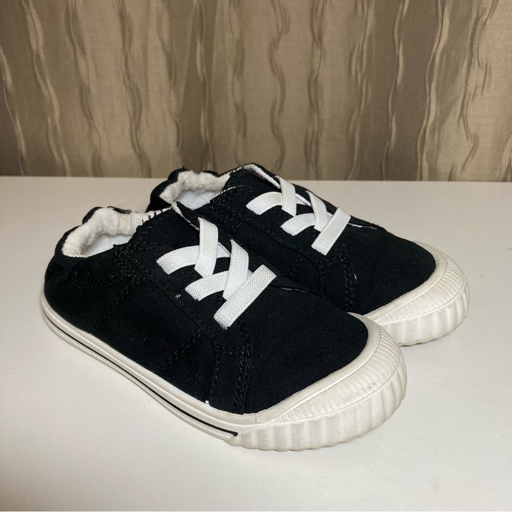 🌺 Wonder Nation Little Boy's Girl's 10 Canvas Bump Toe Slip On